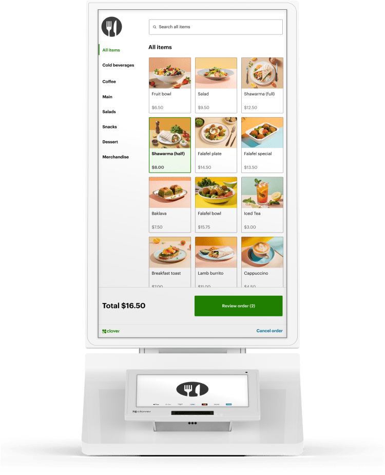 Clover® Self Service Kiosk